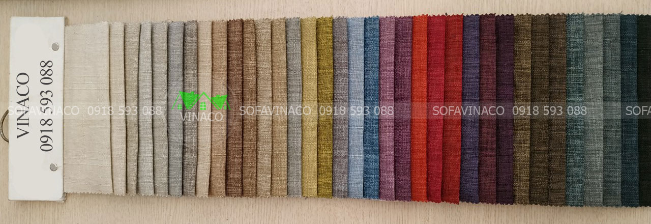 Dây mẫu vải thô N50 với các màu sắc thông dụng